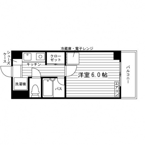 エルヴィーナ五条の間取り