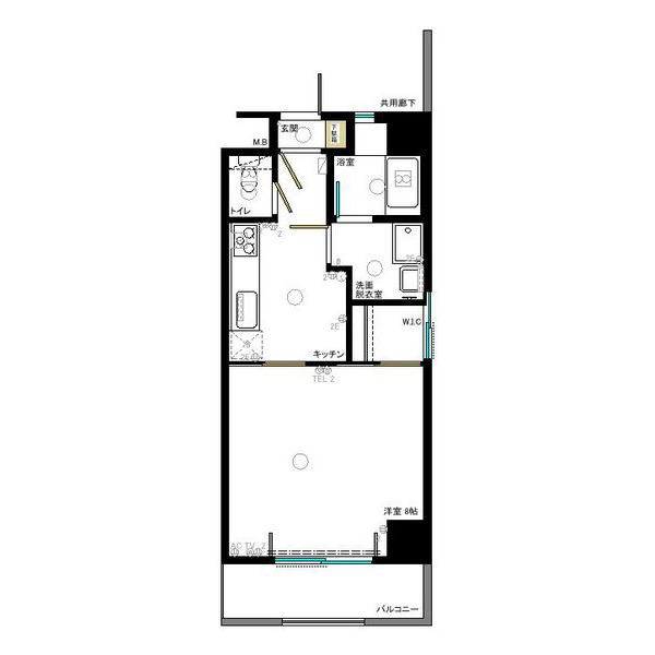 マンションジュネシオンの間取り