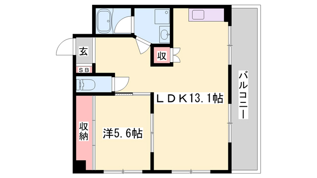 マジェスティコート東雲町の間取り