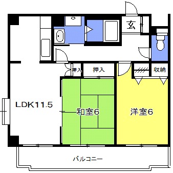 メゾン　ド　クレールの間取り