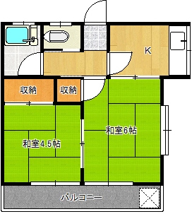 第三東海荘の間取り