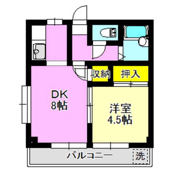 ロイヤルマンション前橋の間取り