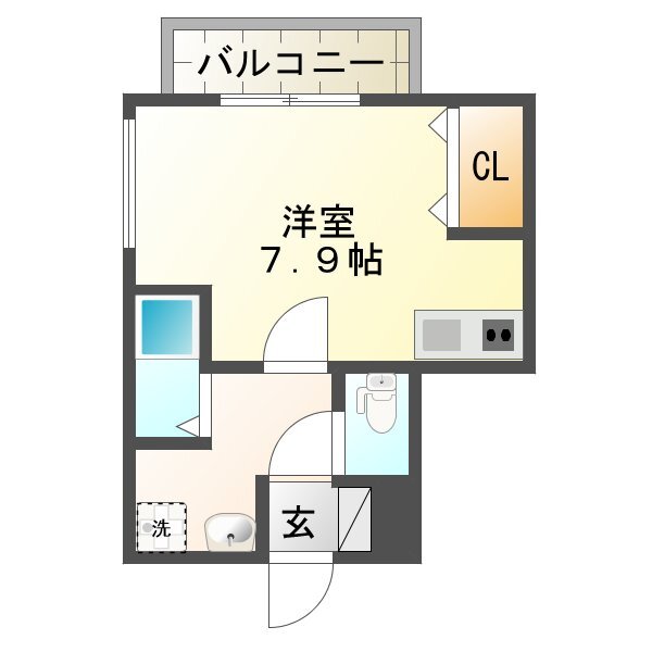 【モンテスタイル鍛冶屋町の間取り】