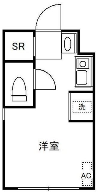 【横浜市保土ケ谷区月見台のアパートの間取り】