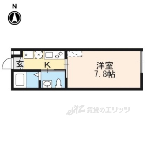 エム’ズ京都駅ＷＥＳＴの間取り