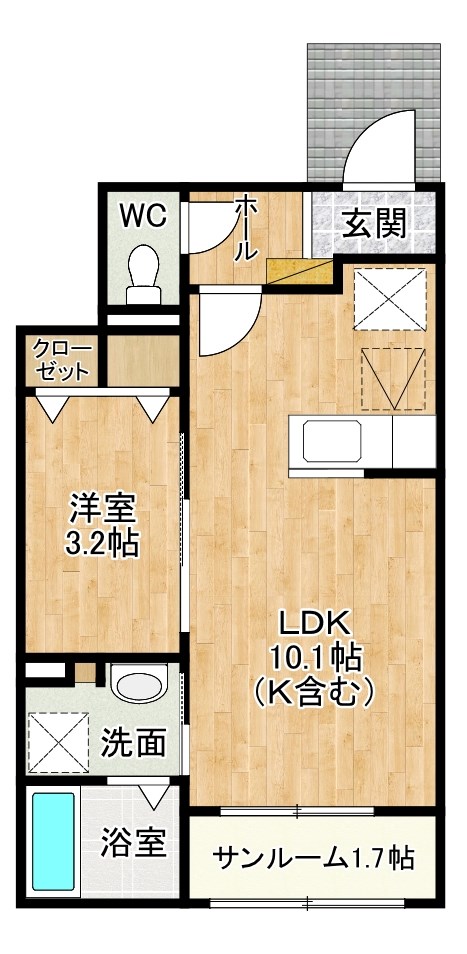 オルタンシアの間取り