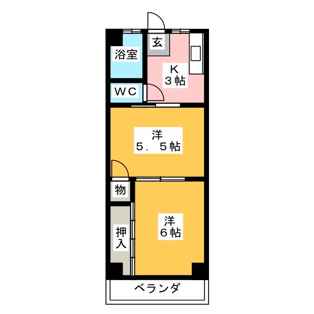 Ｃｈｉｔａ１５５Ｒの間取り