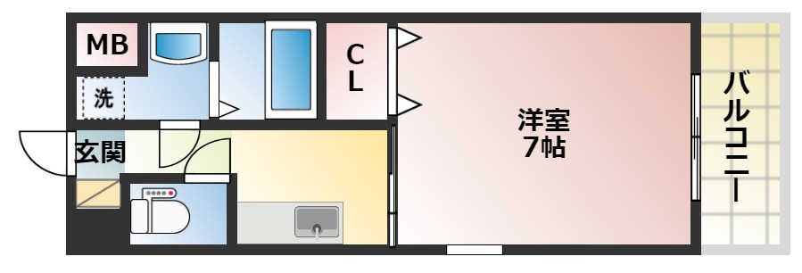 リバティー中曽根の間取り