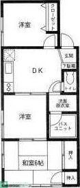 平塚市大神のアパートの間取り
