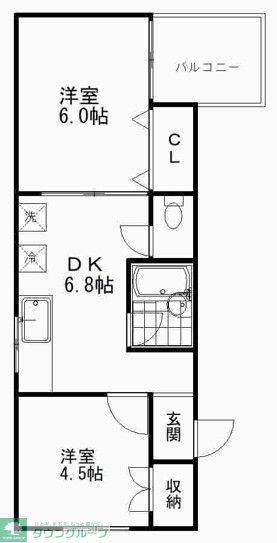 グランディール吉田の間取り