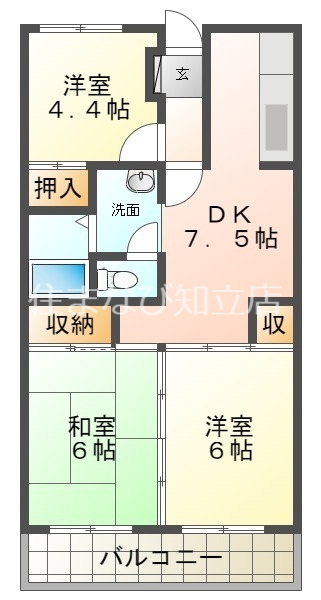 メゾンベールの間取り