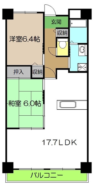 リヴィエール大高の間取り