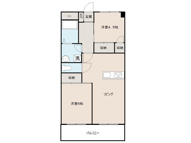 青山ハイツの間取り