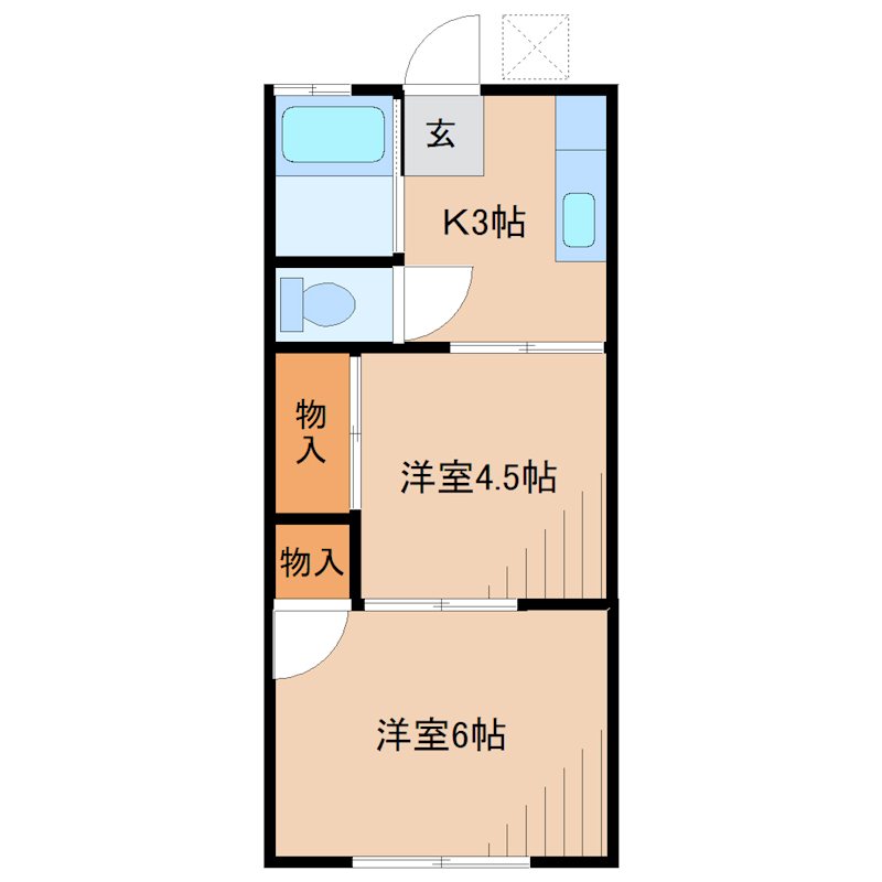 フォレスト上九沢の間取り