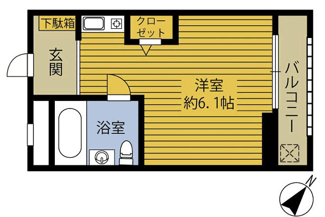 プロスペリタ金池Ａの間取り