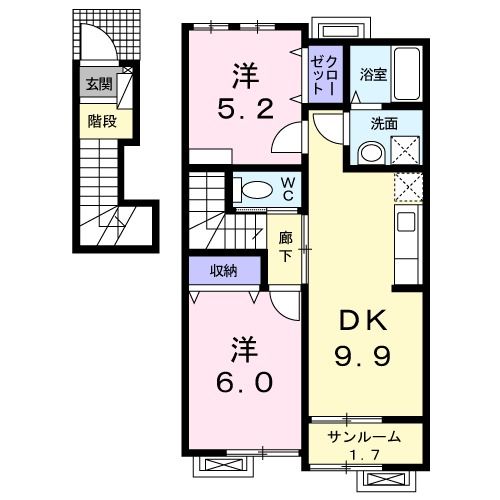 ラヴェールの間取り