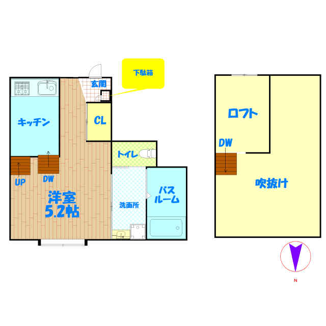 Blanc de blancsの間取り