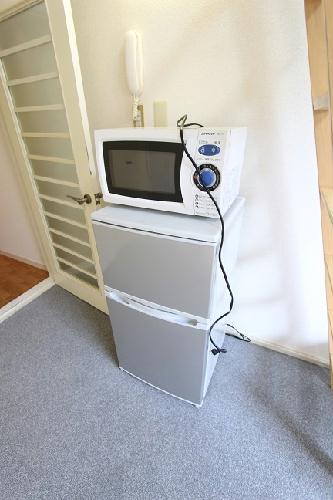 その他設備　レンジと冷蔵庫