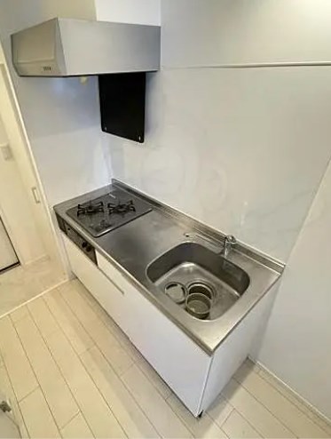 キッチン　コンパクトなキッチンで掃除もラクラク