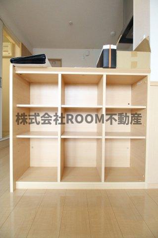 収納　収納のためのスペースです