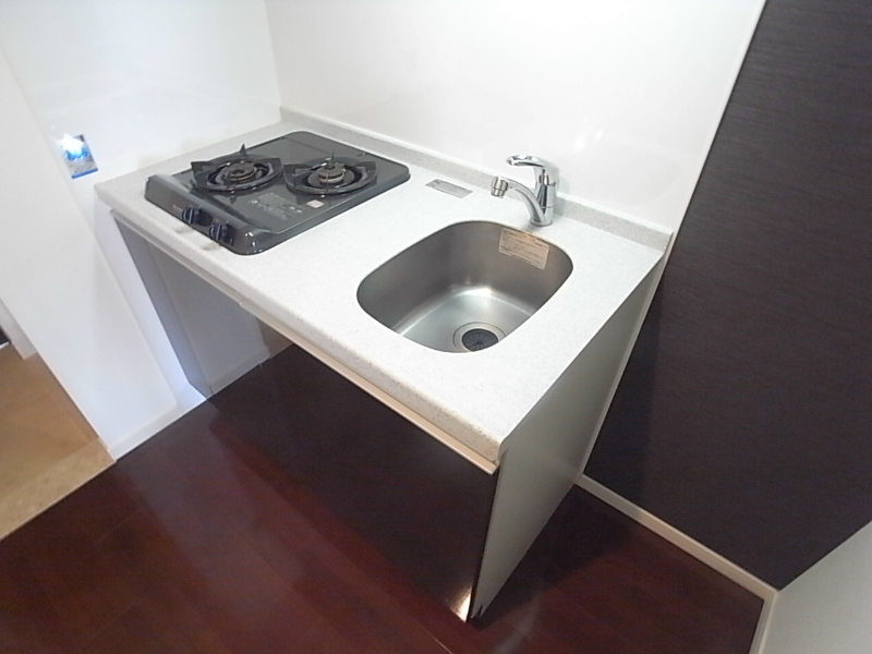 キッチン　珍しい2口ガスコンロ