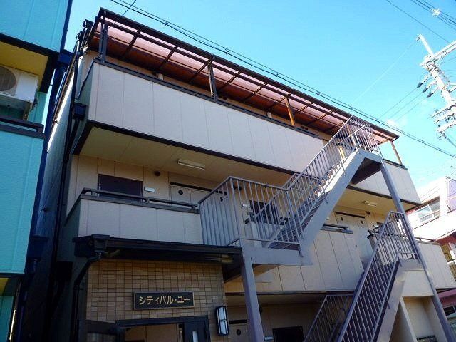 建物外観　敷金・礼金ゼロと初期費用もスマートに抑えたお値打ち物件です。