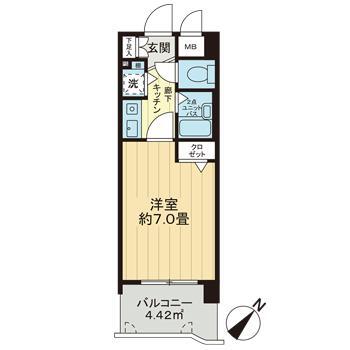 ライオンズマンション平尾第2の間取り写真