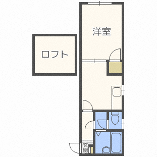 レオパレス南郷7丁目第9の間取り写真