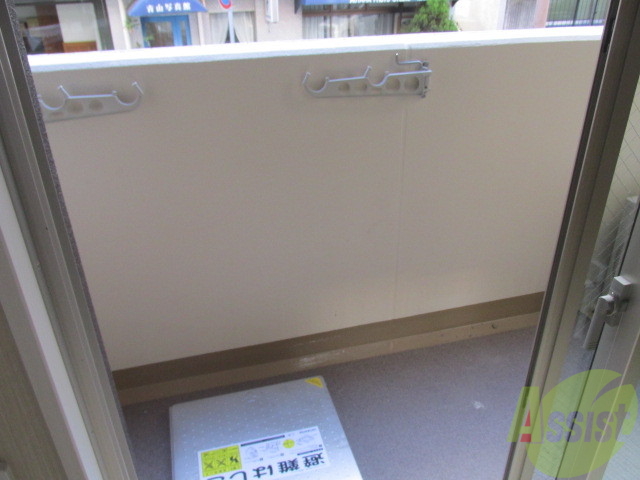 バルコニー　いたって普通のバルコニーです。