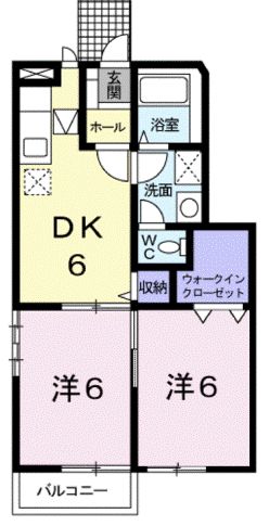ＪＲ山陽本線 東福山駅 徒歩15分 2階建 築30年の間取り写真