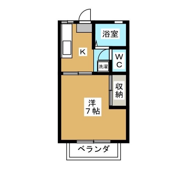 サンライズ土方Aの間取り写真