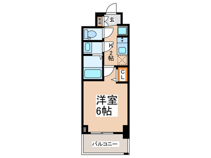 プレサンス南堀江ザセンスの間取り写真