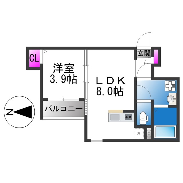ＪＲ関西本線 平野駅 徒歩9分 3階建 新築の間取り写真