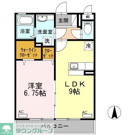 サンフレール Aの間取り写真