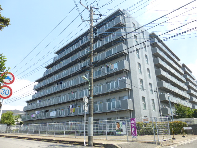 建物外観　RC造マンション　外観タイル貼り