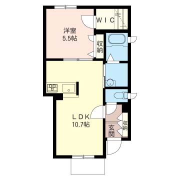 シャーメゾン花沢　（1F）の間取り