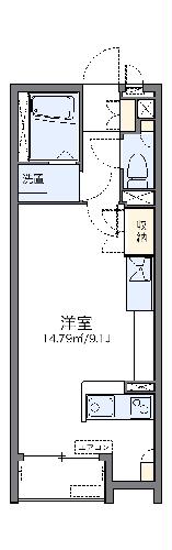 レオネクストフレーシアの間取り