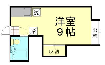 リバーサイド川元Ｂの間取り