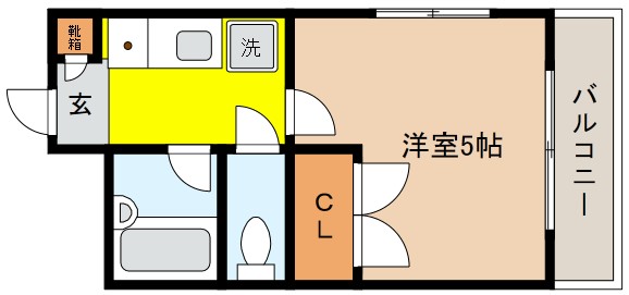 パーソナルハイツ御影IIの間取り