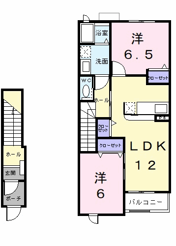 アルモニーハイツ　Iの間取り