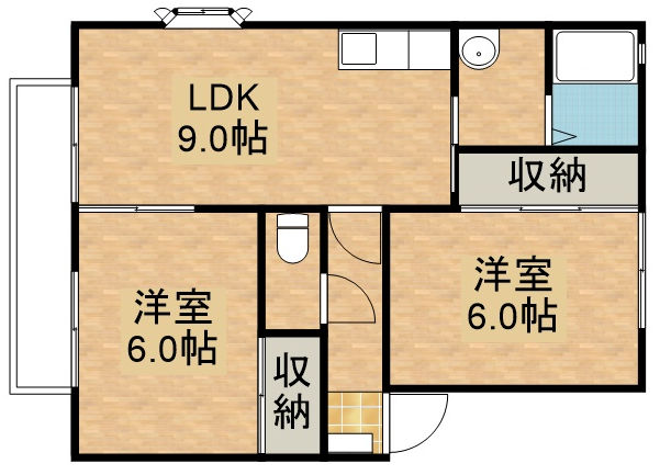 ウィンディア15Ｄの間取り