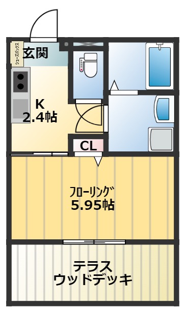 YONO　WESTの間取り