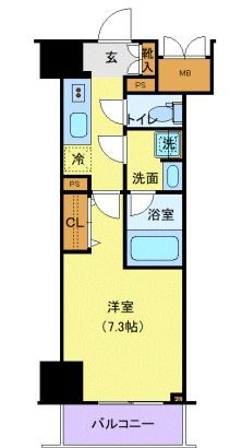 ロイジェントパークス千葉中央の間取り