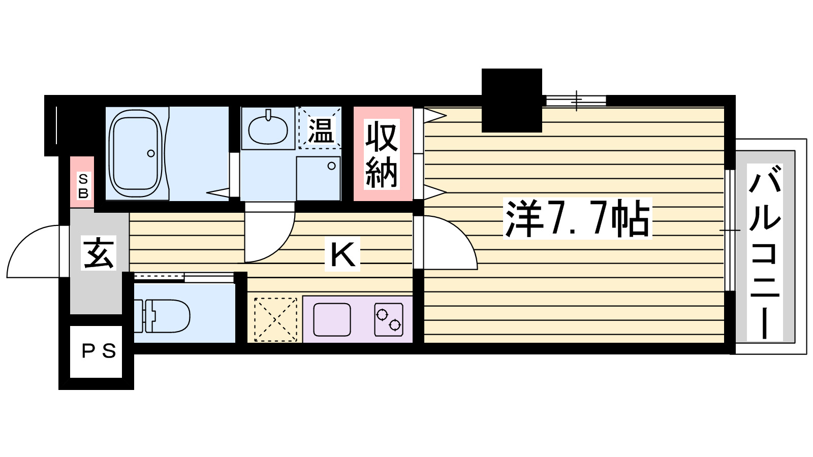 レジデンスＭ姫路の間取り