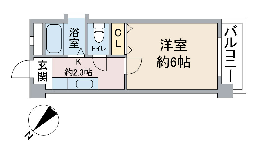 大丸マンションの間取り