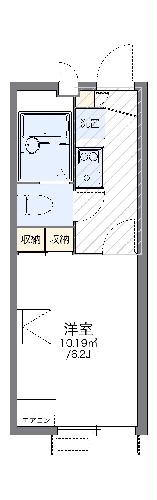 レオパレス翼Vの間取り