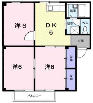 コーポラスしげまさの間取り