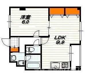 リエス西院の間取り