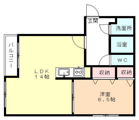 ハートフルマンション　シンシアの間取り