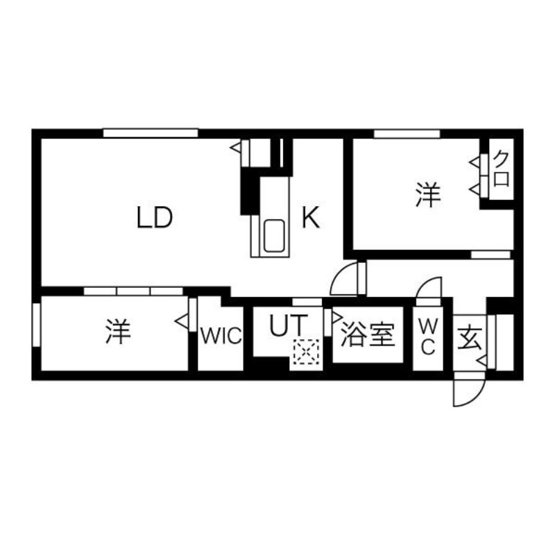 RESIDENCE　SHINMEI　北円山の間取り